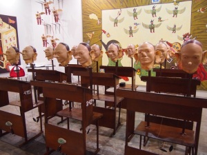 This really reminds me of the heads I saw at the Musée Cluny
